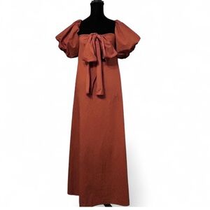 NASTY GAL Copper Off-the-Shoulder Infinity Dress 6, NWT